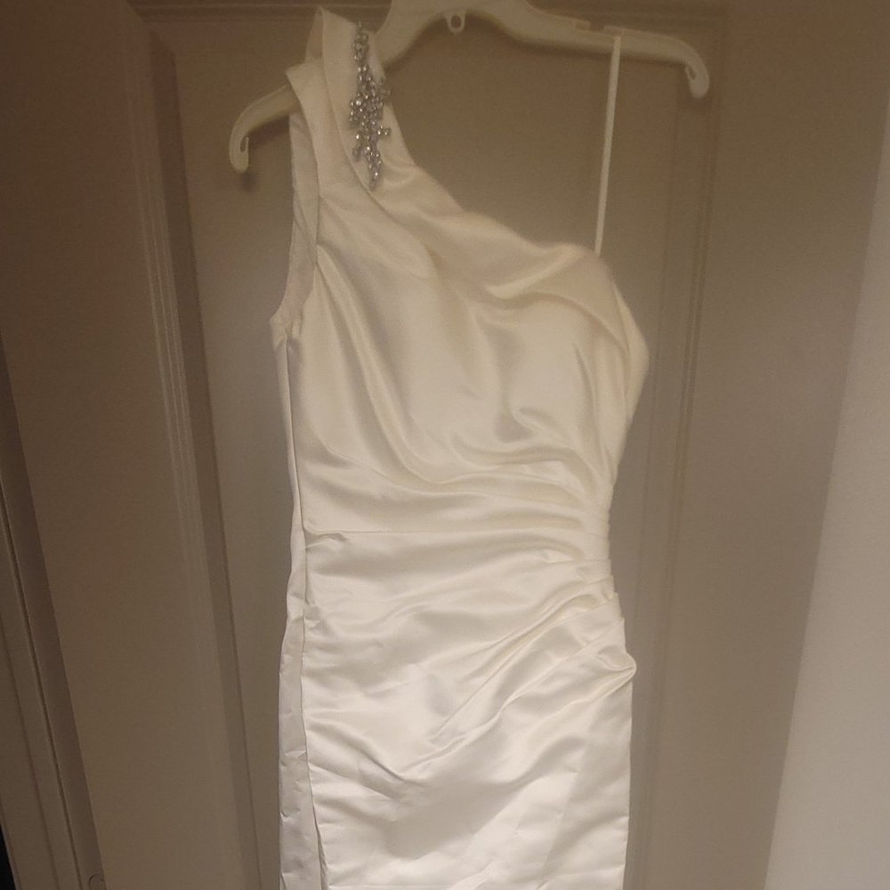 Sarah Danielle '5558 Asymmetrical Fit and Flare